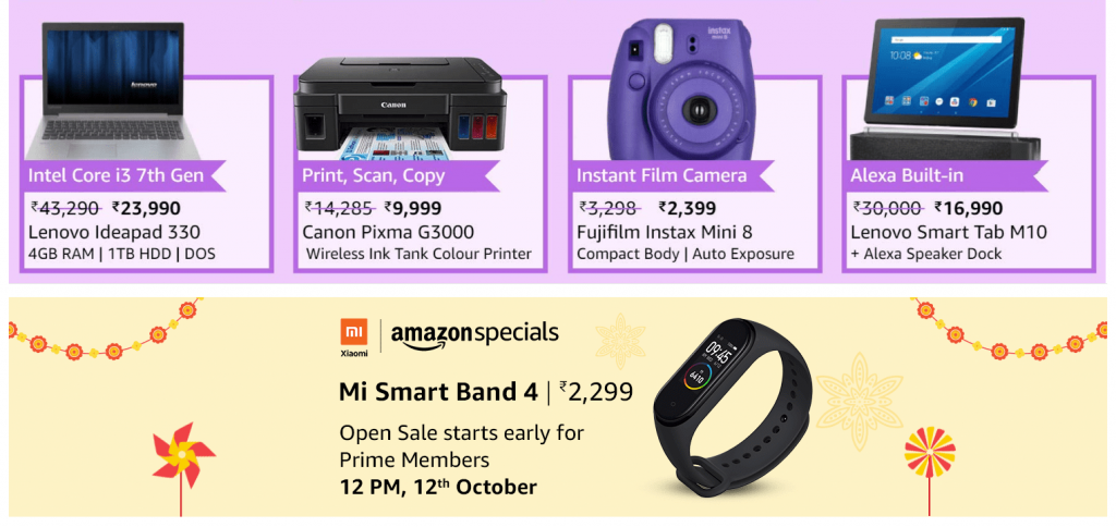 Amazon Great Indian Sale electronics