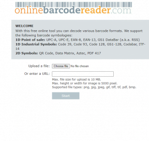 Barcode Scanner Online