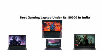 Best Gaming Laptop Under Rs 80000